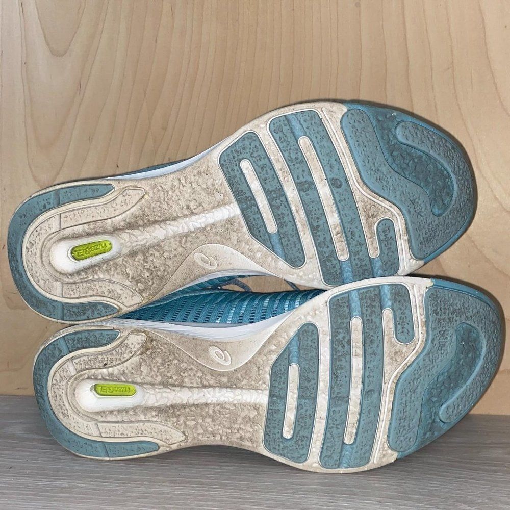 ‎Asics FuzeX Adapt T885N Porcelain Blue Women's 6.5 - Picture 7 of 10